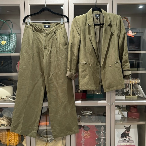 PAIGE Olive Suit Set - Picture 3 of 13